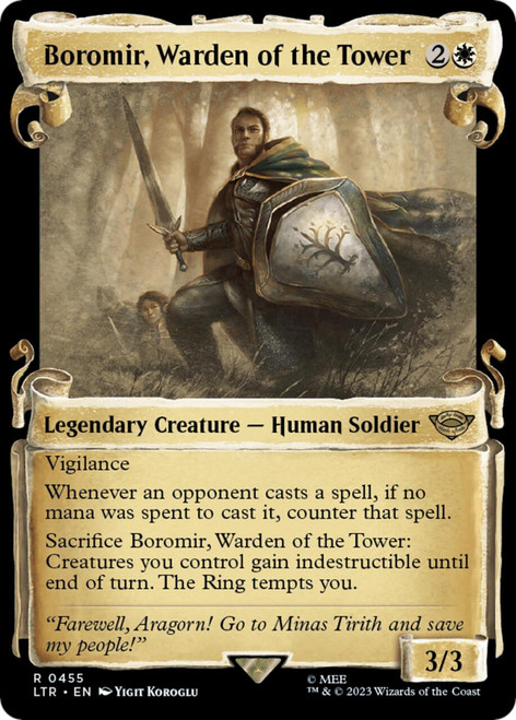 Boromir, Warden of the Tower (Showcase Scroll)