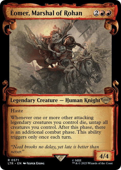 Eomer, Marshal of Rohan (Showcase Scroll)