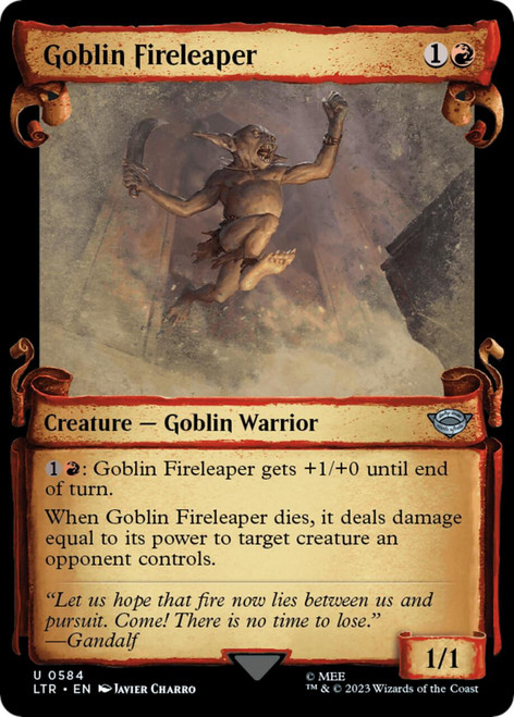 Goblin Fireleaper (Showcase Scroll)