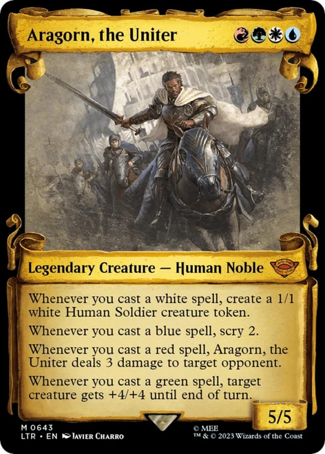 Aragorn, the Uniter (Showcase Scroll)