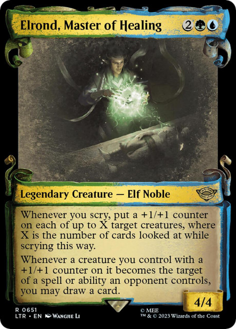 Elrond, Master of Healing (Showcase Scroll)