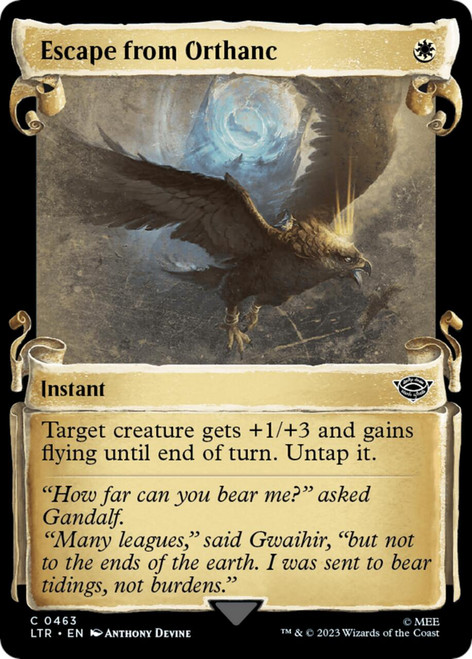 Escape from Orthanc (Showcase Scroll) (Silver Foil)