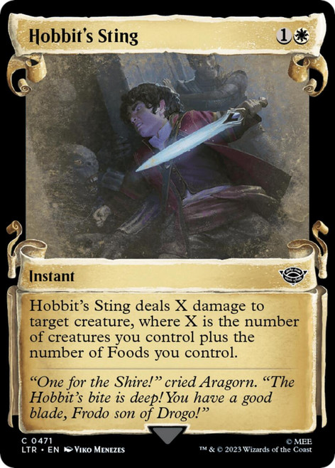 Hobbit's Sting (Showcase Scroll) (Silver Foil)