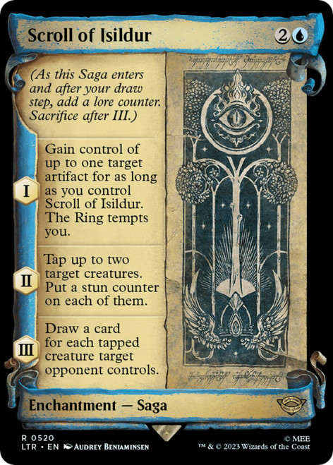 Scroll of Isildur (Showcase Scroll) (Silver Foil) | The Lord of the Rings: Tales of Middle-earth
