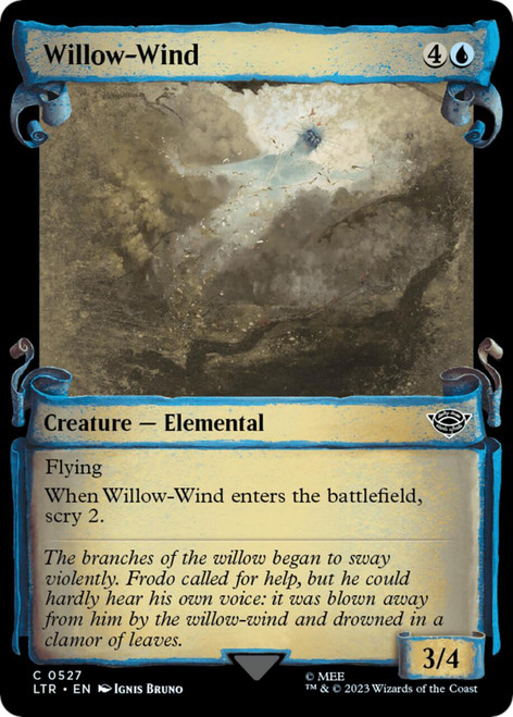 Willow-Wind (Showcase Scroll) (Silver Foil)