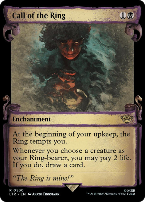 Call of the Ring (Showcase Scroll) (Silver Foil)