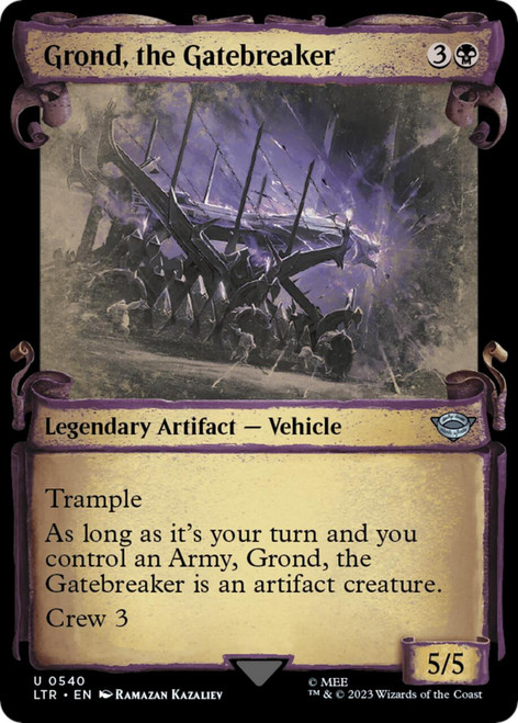 Grond, the Gatebreaker (Showcase Scroll) (Silver Foil)