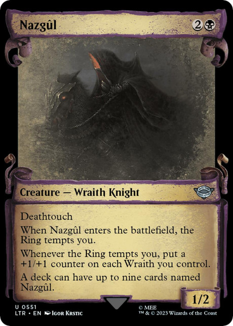 Nazgul (Showcase Scroll) (Silver Foil) | The Lord of the Rings: Tales of Middle-earth