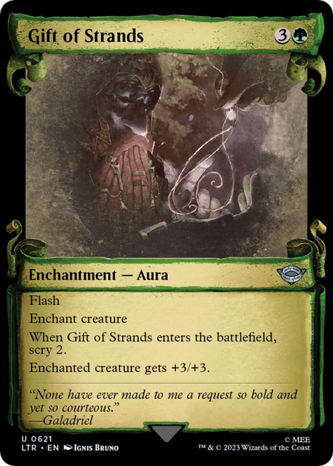 Gift of Strands (Showcase Scroll) (Silver Foil)