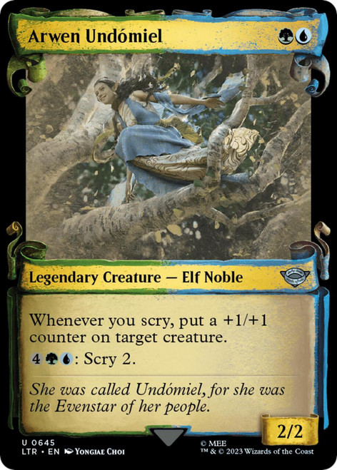 Arwen Undomiel (Showcase Scroll) (Silver Foil)