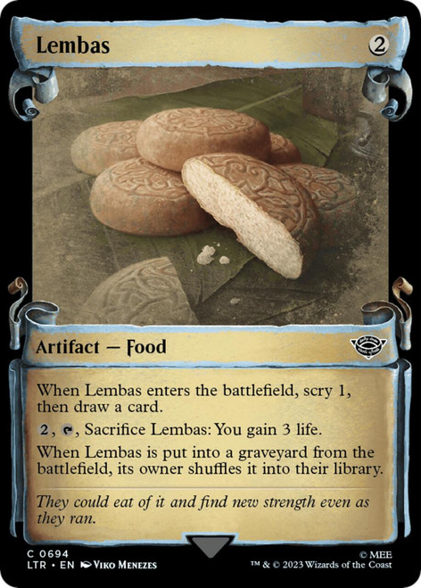 Lembas (Showcase Scroll) (Silver Foil)