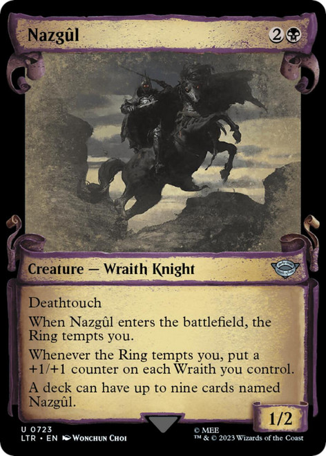 Nazgul (#723) (Showcase Scroll) (Silver Foil)