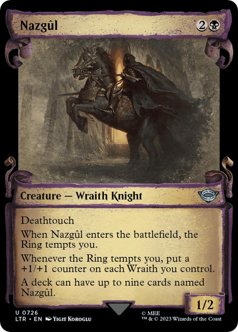 Nazgul (#726) (Showcase Scroll) (Silver Foil)