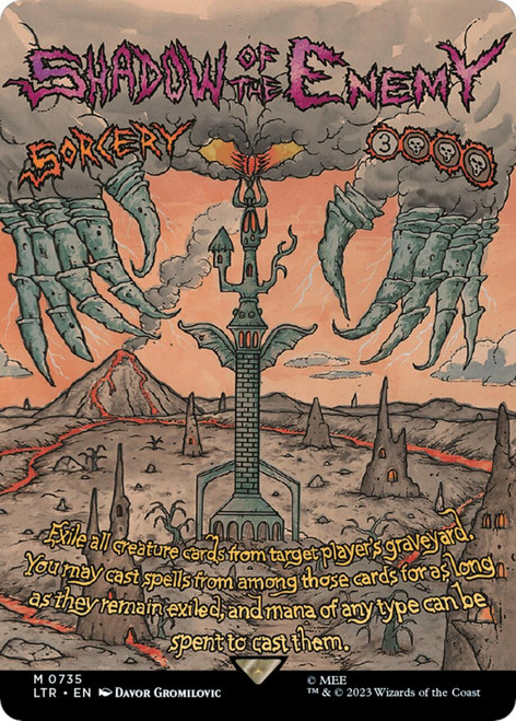 Shadow of the Enemy (Borderless Poster) (Foil)