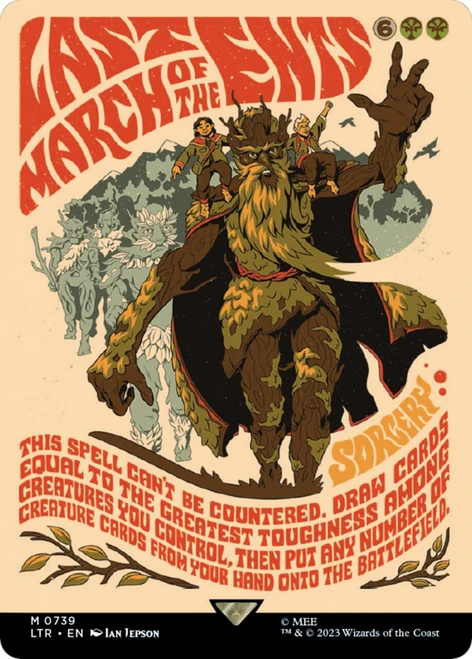 Last March of the Ents (Borderless Poster) (Foil)