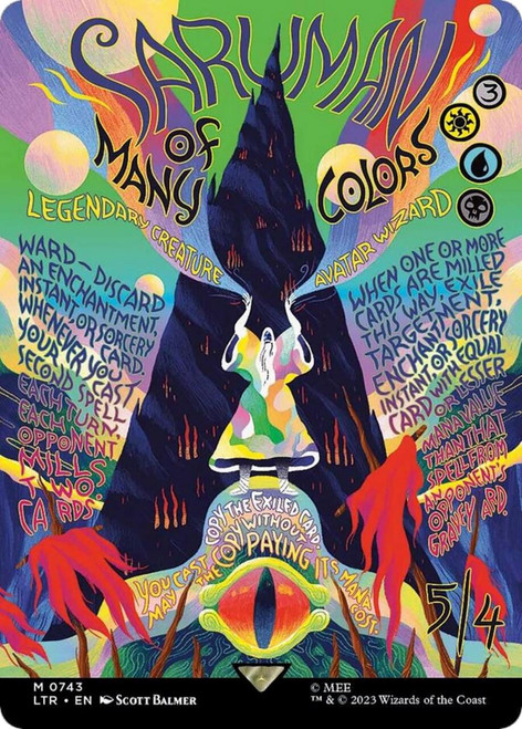 Saruman of Many Colors (Borderless Poster) (Foil)