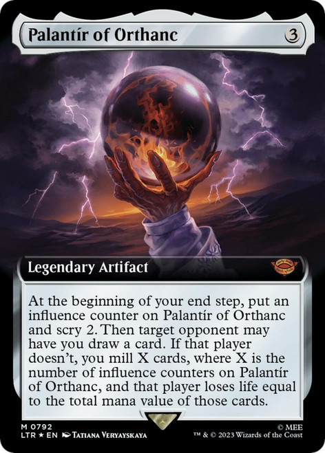 Palantir of Orthanc (Extended Art) (Surge Foil)