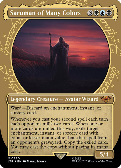 Saruman of Many Colors (Showcase Frame) (Surge Foil)