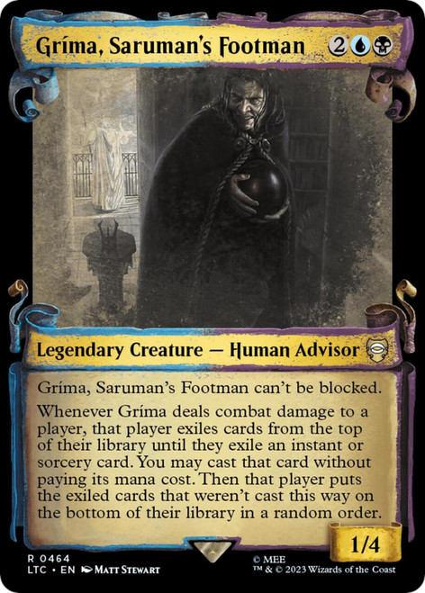 Grima, Saruman's Footman (Showcase Scroll)