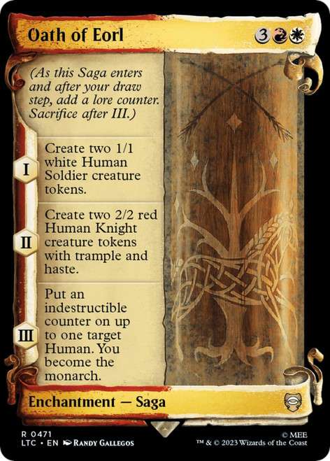 Oath of Eorl (Showcase Scroll)