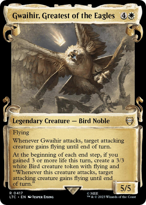 Gwaihir, Greatest of the Eagles (Showcase Scroll) (Silver Foil)