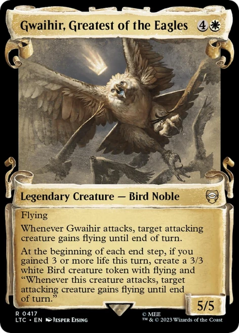 Gwaihir, Greatest of the Eagles (Showcase Scroll) (Silver Foil)