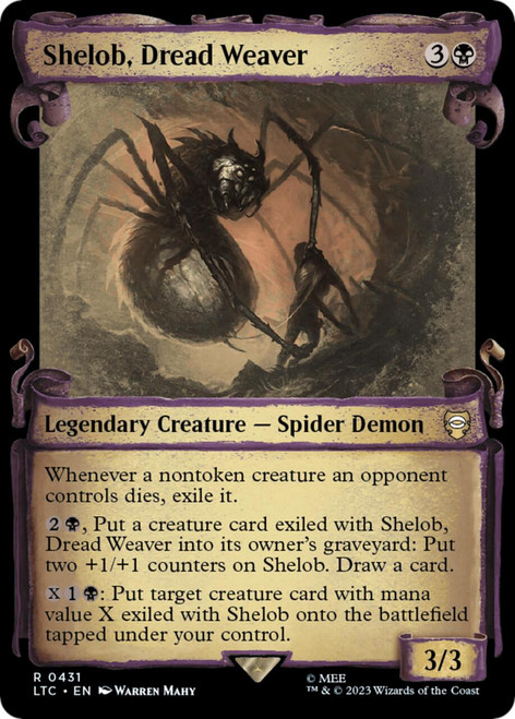Shelob, Dread Weaver (Showcase Scroll) (Silver Foil)