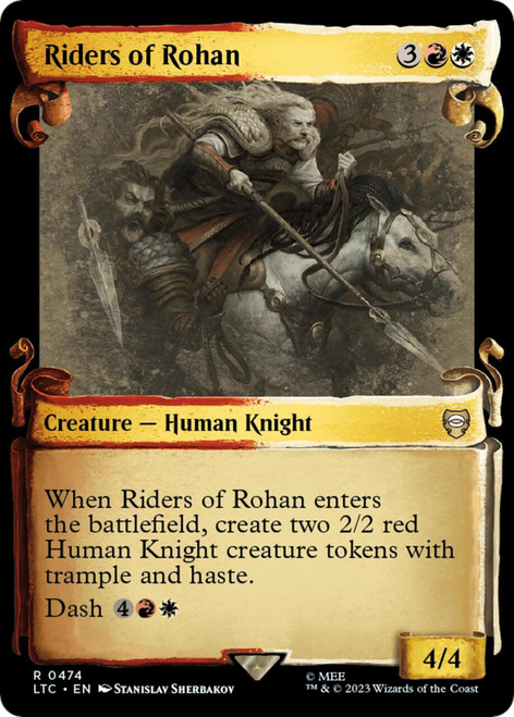 Riders of Rohan (Showcase Scroll) (Silver Foil)