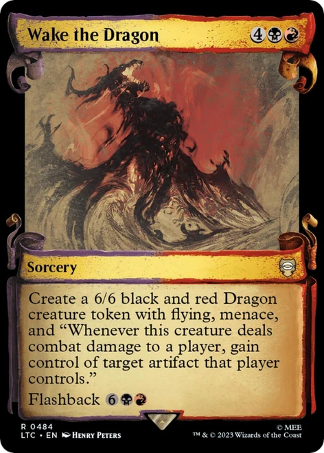 Wake the Dragon (Showcase Scroll) (Silver Foil)