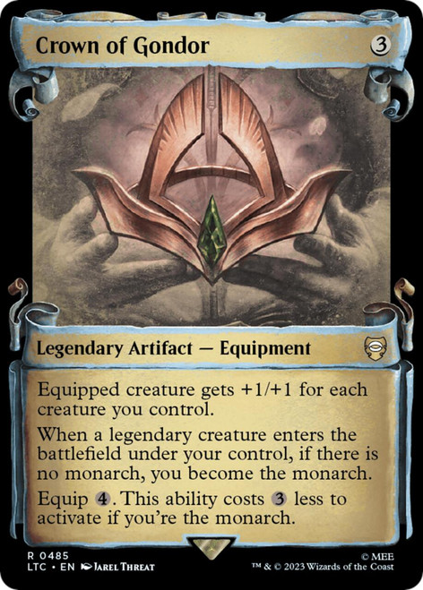 Crown of Gondor (Showcase Scroll) (Silver Foil)