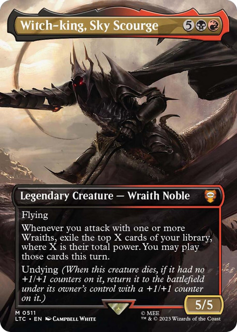 Witch-King, Sky Scourge (Borderless Scene) (Foil)