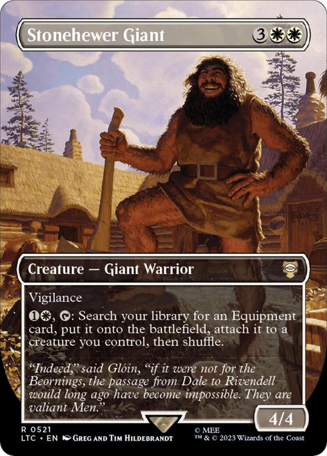 Stonehewer Giant (Borderless Hildebrandt) (Silver Foil)