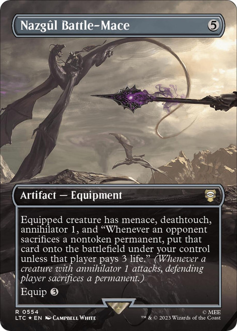 Nazgul Battle-Mace (Borderless Scene) (Surge Foil)