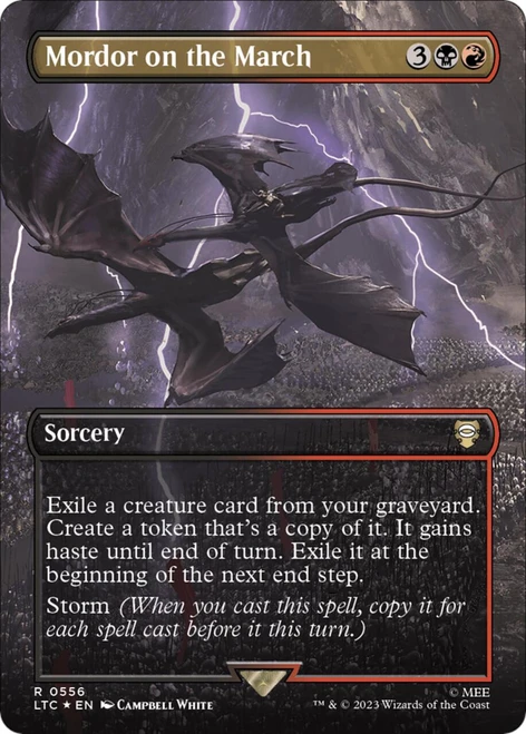 Mordor on the March (Borderless Scene) (Surge Foil)