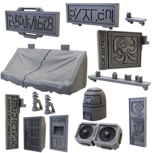 TerrainCrate: Battlezone Street Accessories