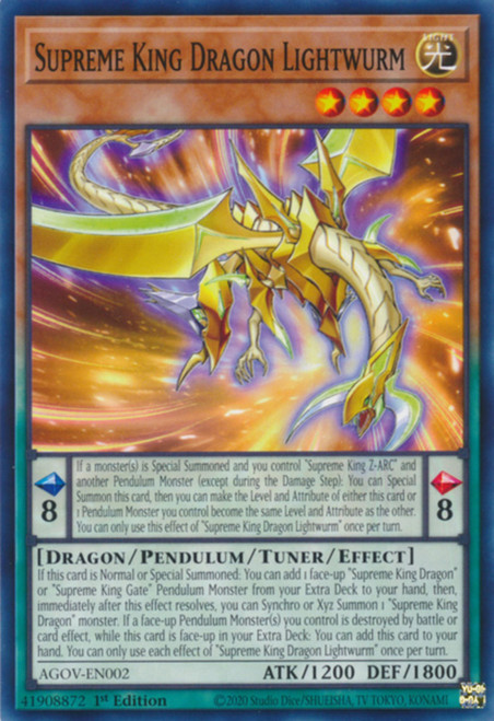 AGOV-EN002 Supreme King Dragon Lightwurm