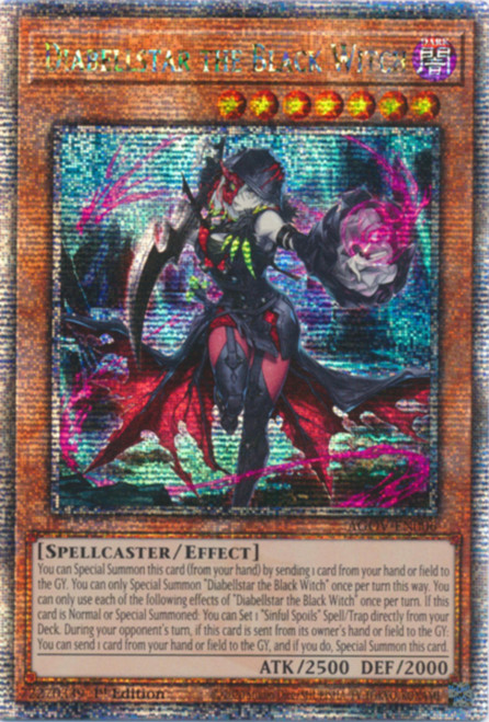 AGOV-EN006 Diabellstar the Black Witch (Quarter Century Secret Rare)