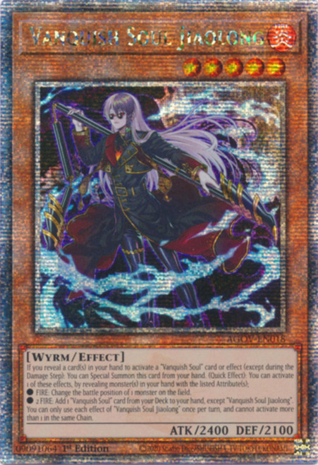 AGOV-EN018 Vanquish Soul Jiaolong (Quarter Century Secret Rare)