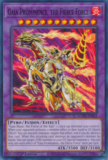 AGOV-EN033 Gaia Prominence, the Fierce Force
