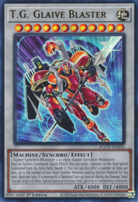 AGOV-EN036 T.G. Glaive Blaster (Ultra Rare)
