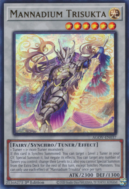 AGOV-EN037 Mannadium Trisukta (Ultra Rare)