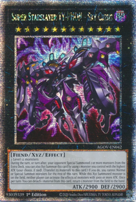 AGOV-EN042 Super Starslayer TY-PHON – Sky Crisis (Quarter Century Secret Rare)