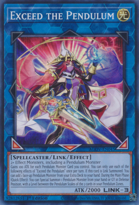 AGOV-EN045 Exceed the Pendulum