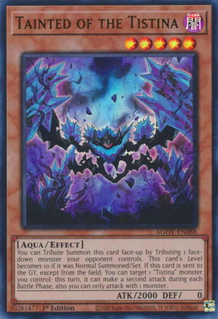 AGOV-EN088 Tainted of the Tistina (Ultra Rare)