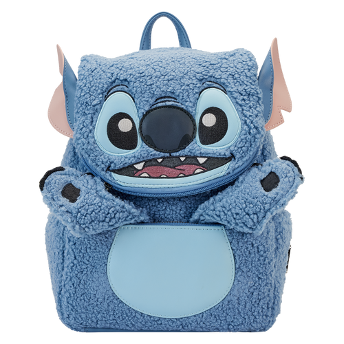 Disney: Stitch Plush Sherpa Cosplay Mini Backpack