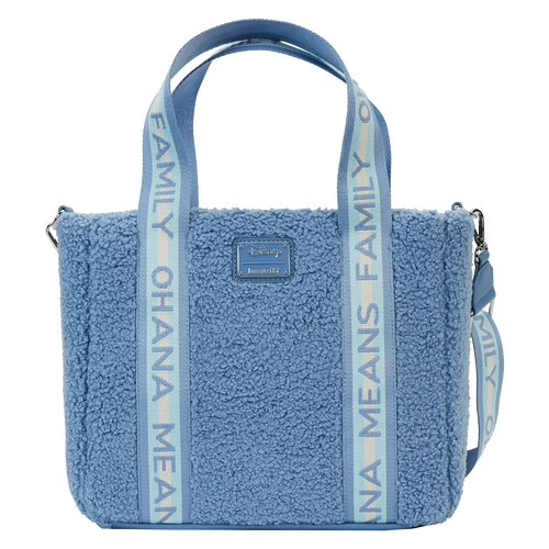 Disney: Stitch Plush Sherpa Tote Bag With Coin Bag