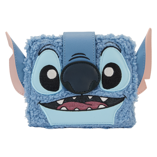 Disney: Stitch Plush Sherpa Cosplay Bifold Wallet
