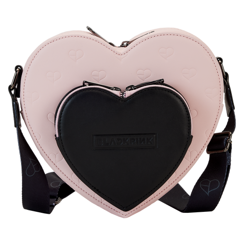 BLACKPINK: All-Over Print Heart Shaped Crossbody Bag