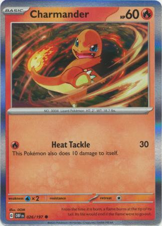 SV Obsidian Flames 026/197 Charmander (Holo)