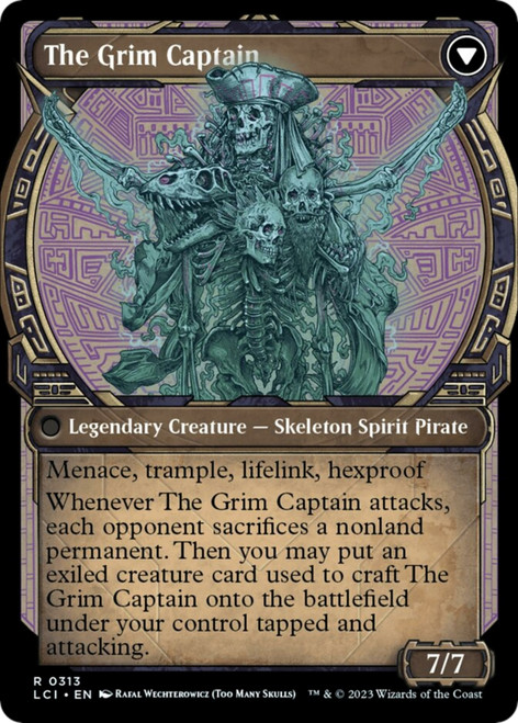 Throne of the Grim Captain // The Grim Captain (Showcase Frame)